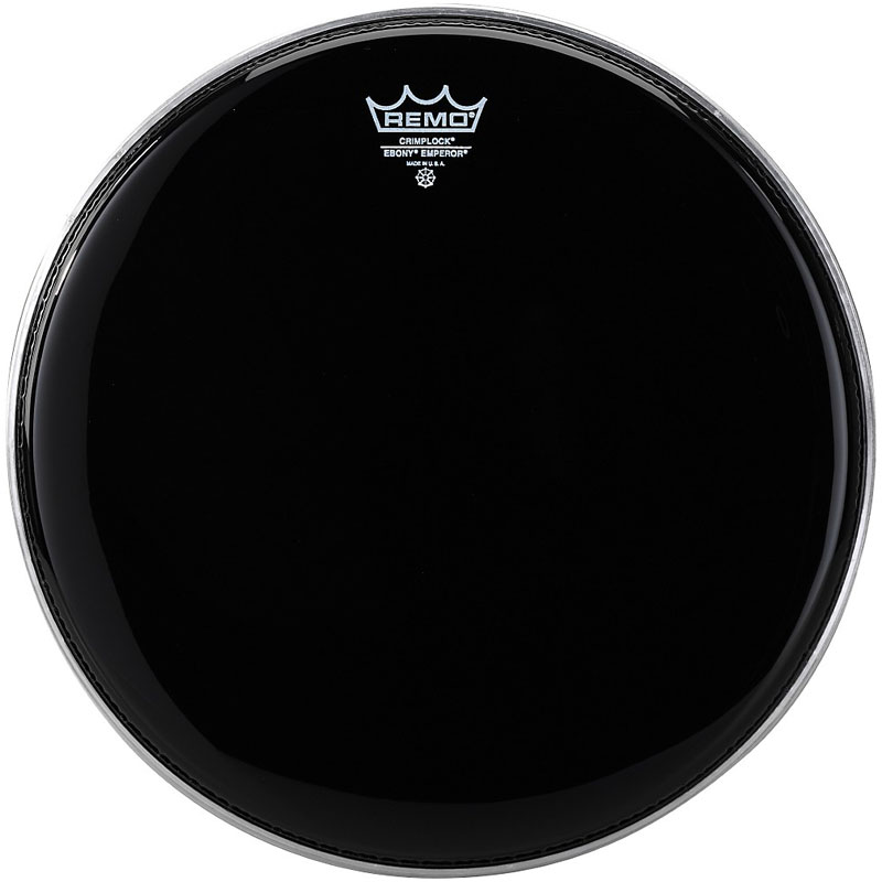 [PS-0413-MP-] Remo 13" Pinstripe Ebony Crimplock Marching Tenor Drum Head