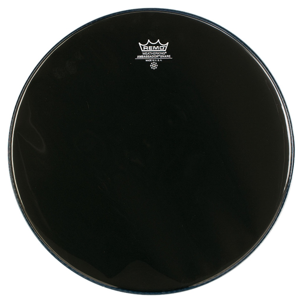 [SA-0414-TD-] Remo 14" Ambassador Ebony Marching Snare Side (Bottom) Drum Head