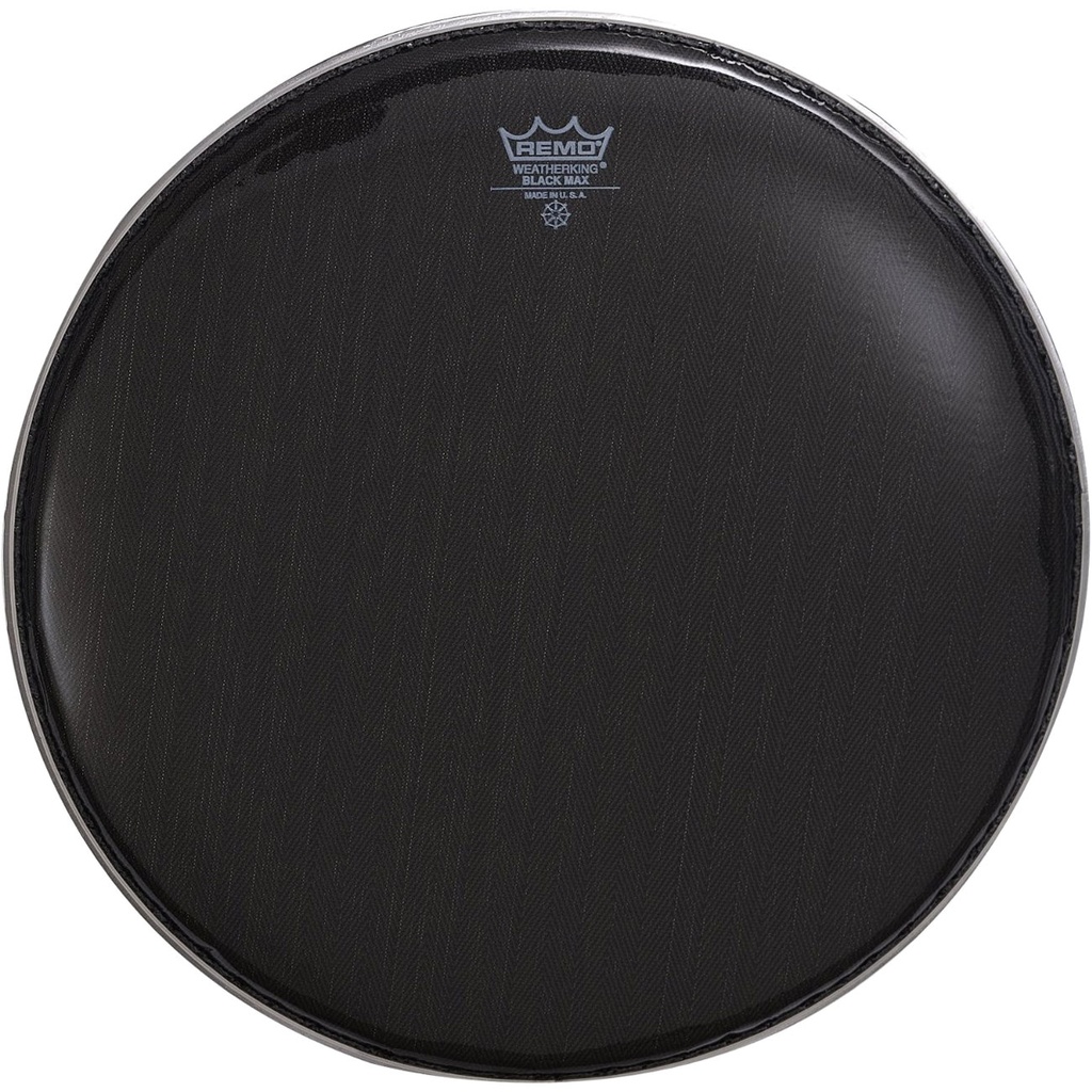[KS-1614-00-] Remo 14" Black Max Marching Snare Batter Head with Mylar Bottom