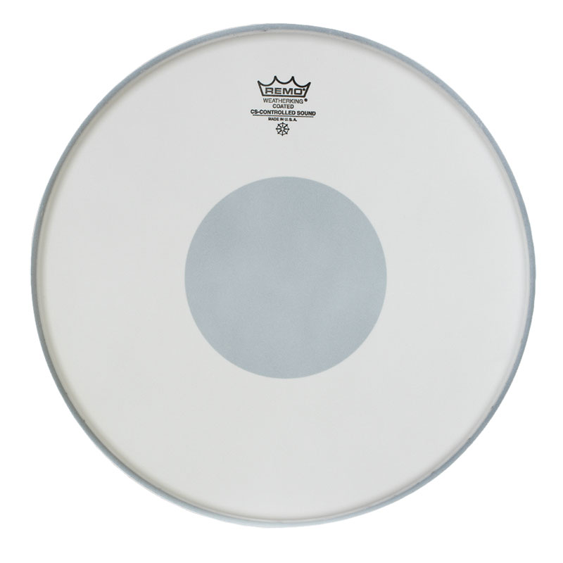 [CS-0114-10-] Remo 14" Controlled Sound Coated Drum Head with Black Dot