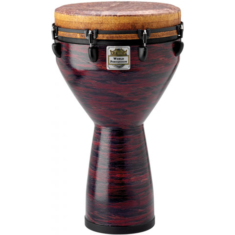 [DJ-0114-21-SN014] Remo 14" Infinity Mondo Djembe Choco Red