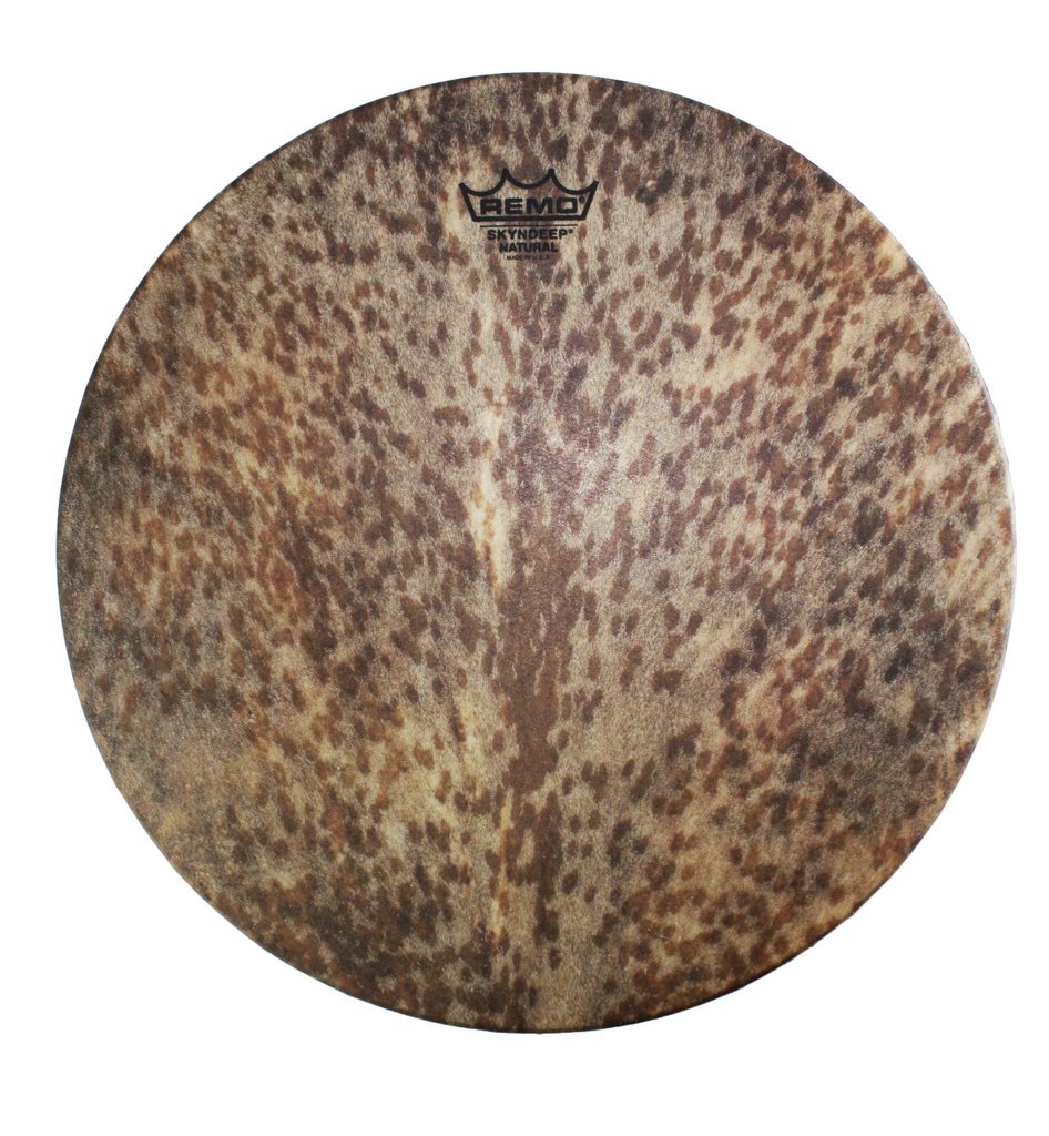 [MO-2514-SN-0014] Remo 14" Mondo Skyndeep Djembe Head w/Goat Stripe Brown Graphic