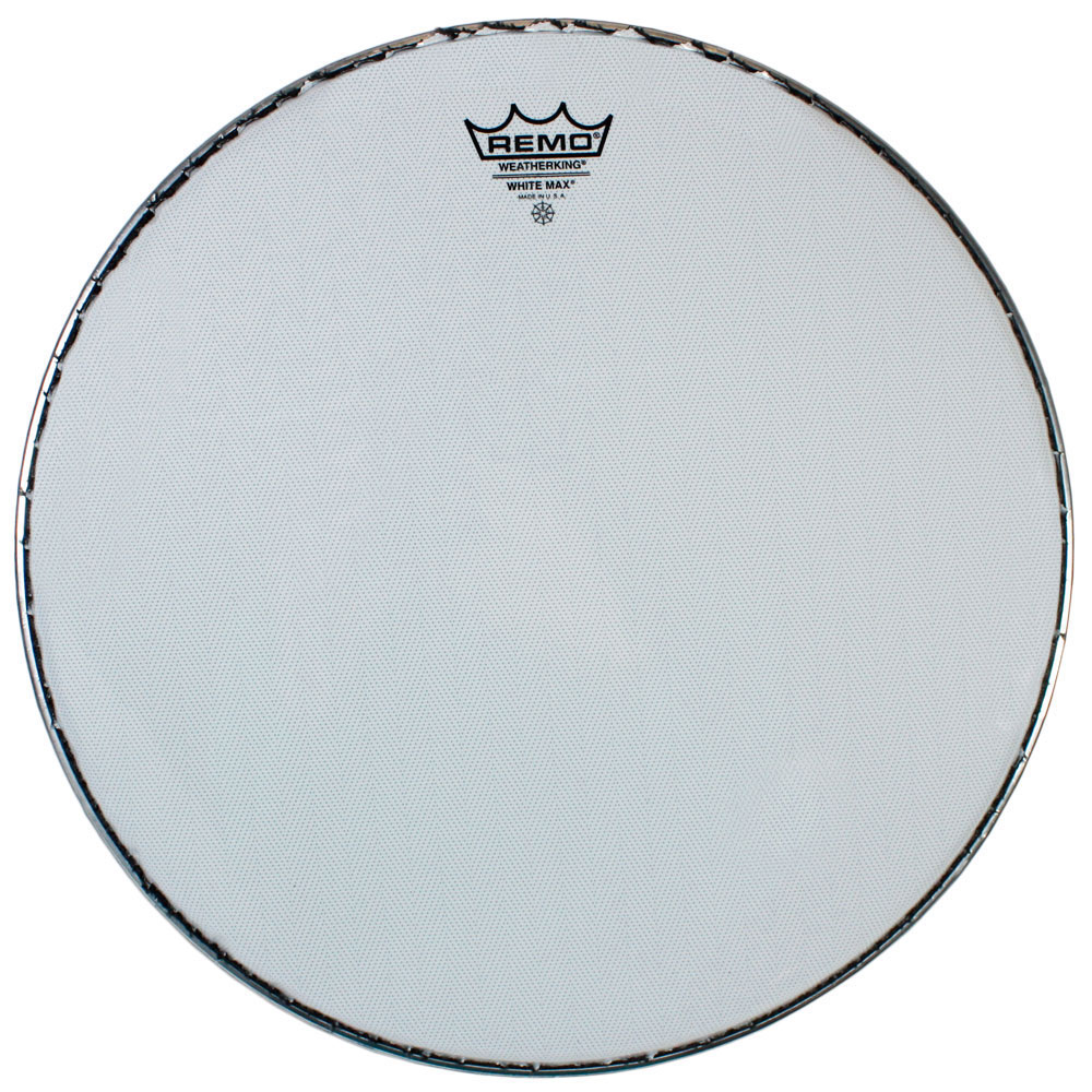 [KS-3614-00-] Remo 14" White Max Marching Snare Batter Head with Mylar Bottom