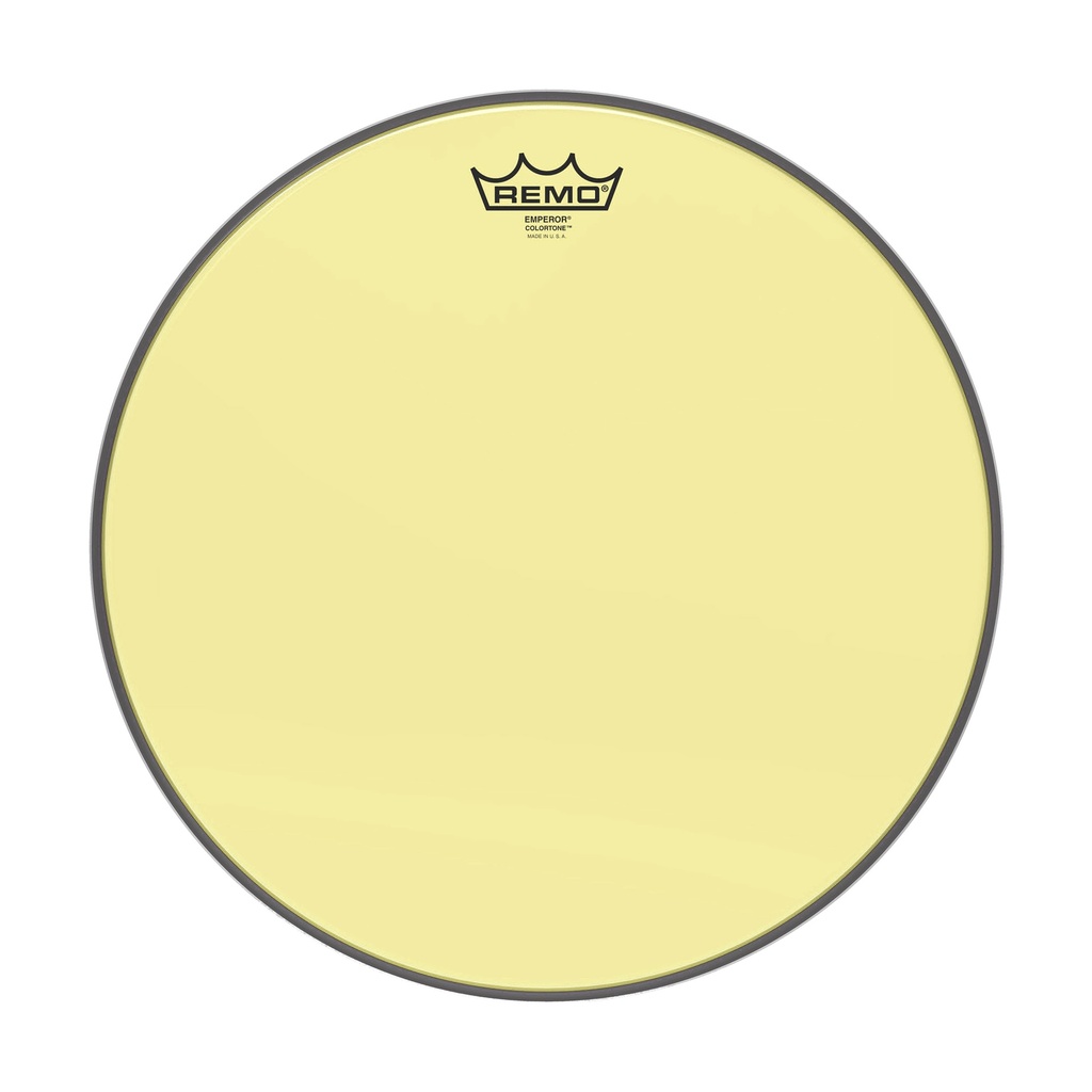 [BE-0315-CT-YE] Remo 15" Emperor Colortone Yellow Drum Head