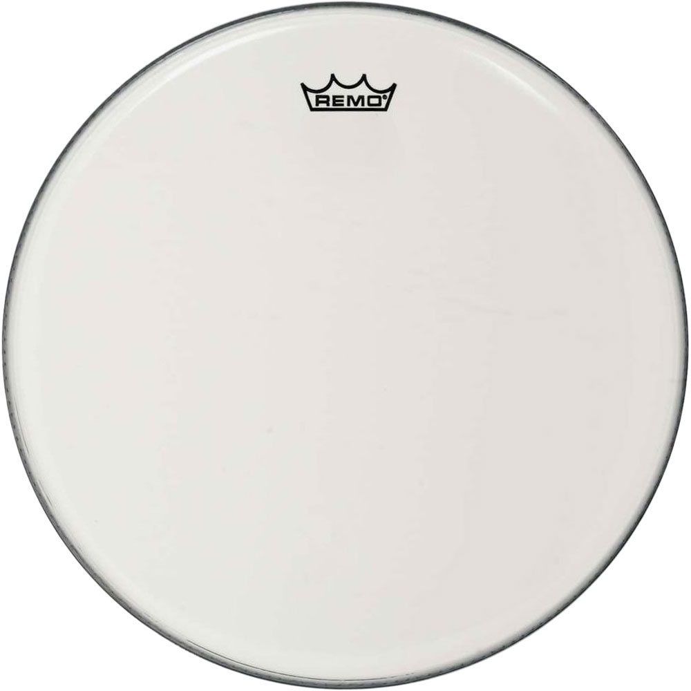 [BR-1216-MP-] Remo 16" Ambassador Smooth White Crimplock Marching Bass Head