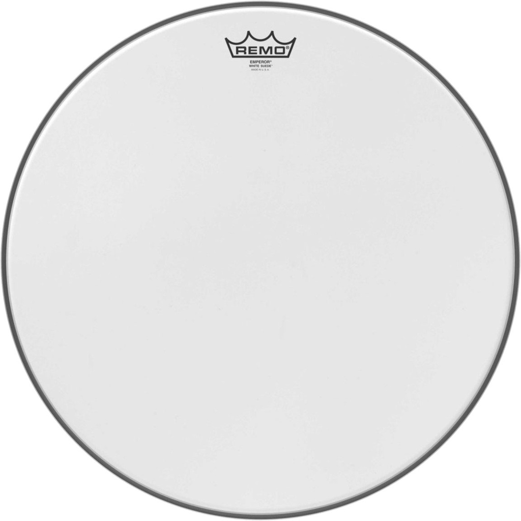 [BE-0816-WS-] Remo 16" Emperor White Suede Drum Head