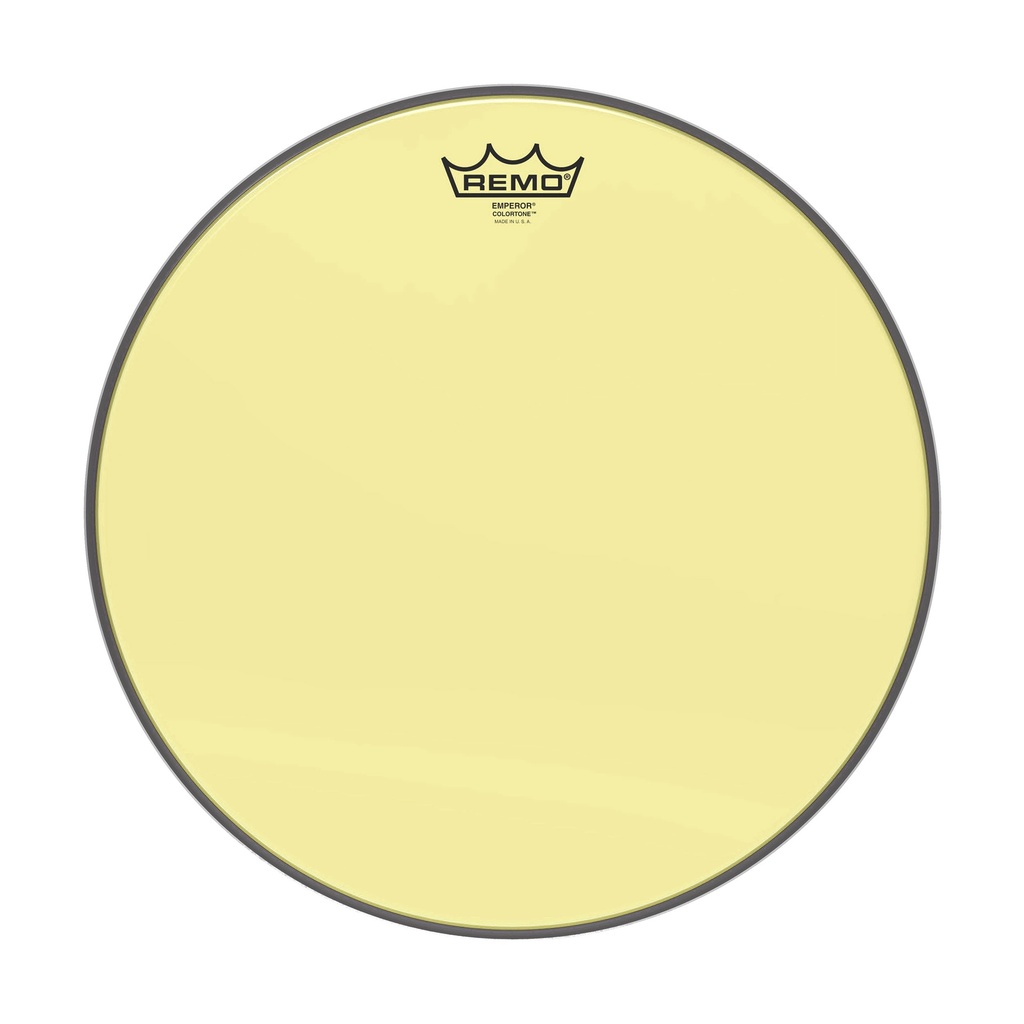 [BE-0318-CT-YE] Remo 18" Emperor Colortone Yellow Drum Head