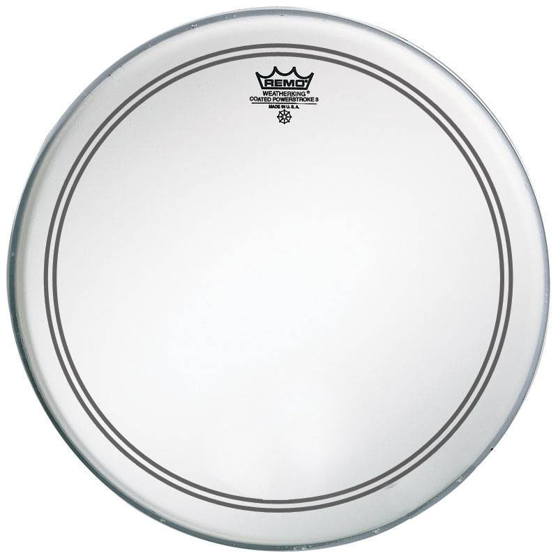 [P3-1118-C2-] Remo 18" Powerstroke P3 Coated Bass Drum Head with Falam Patch