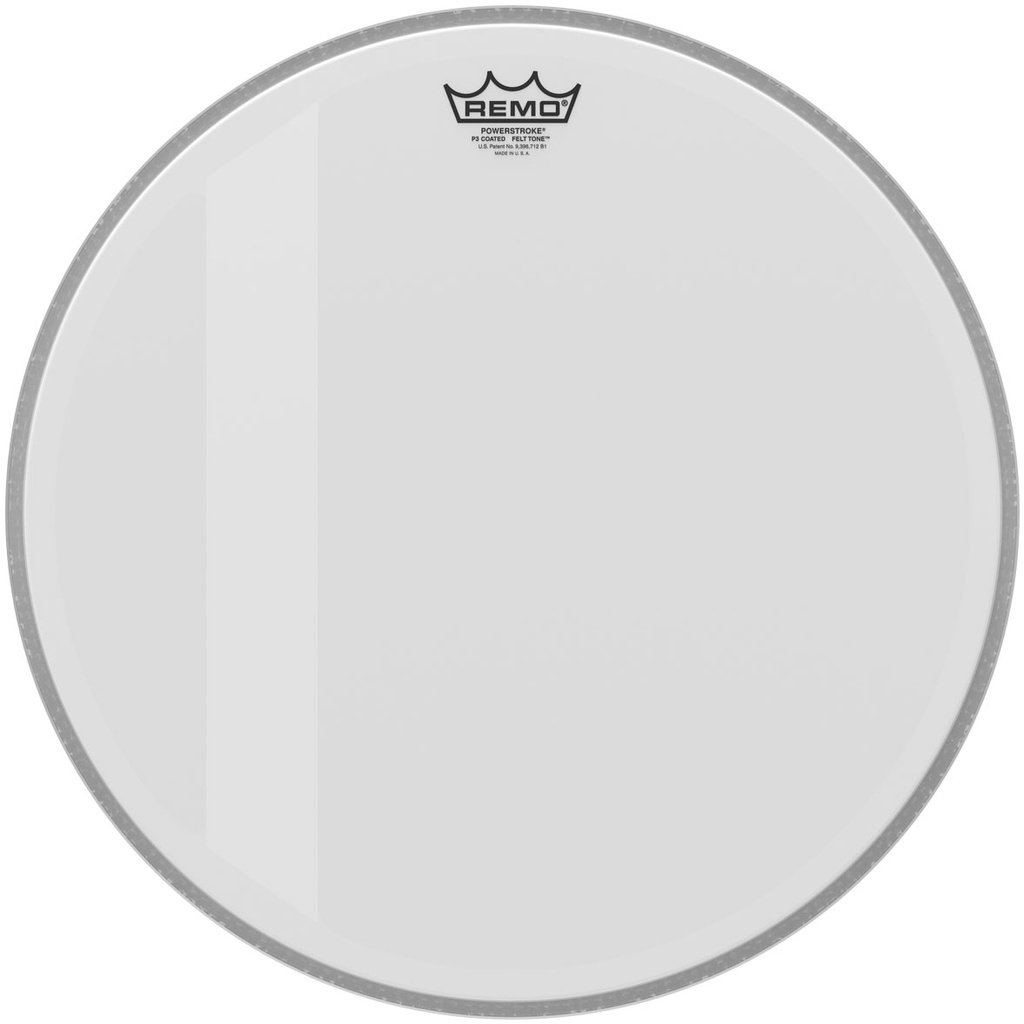 [P3-1118-00-FLT] Remo 18" Powerstroke P3 Coated Felt Tone Bass Drum Head