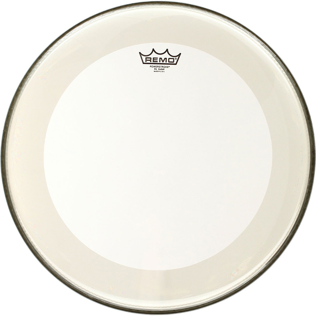 [P4-1318-C2-] Remo 18" Powerstroke P4 Clear Bass Drum Head with Falam Patch