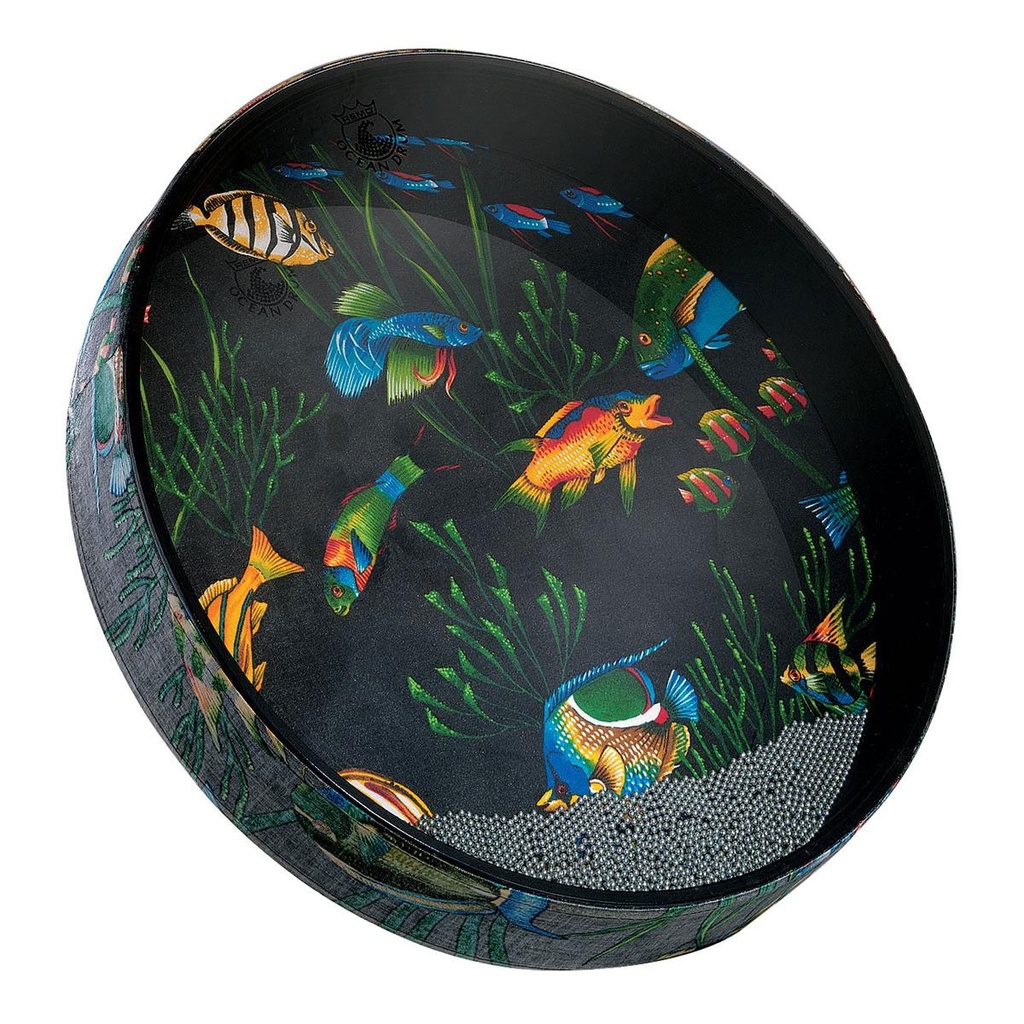 [ET-0212-10-] Remo 2.5" x 12" Ocean Drum with Fish Graphic