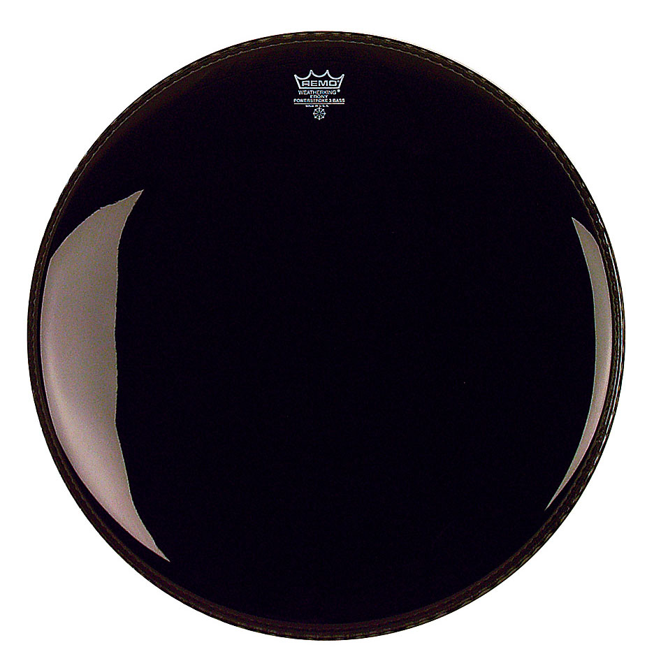 [P3-1020-ES-] Remo 20" Powerstroke P3 Ebony Bass Drum Head
