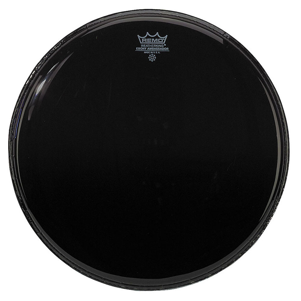 [ES-1022-00-] Remo 22" Ambassador Ebony Bass Drum Head