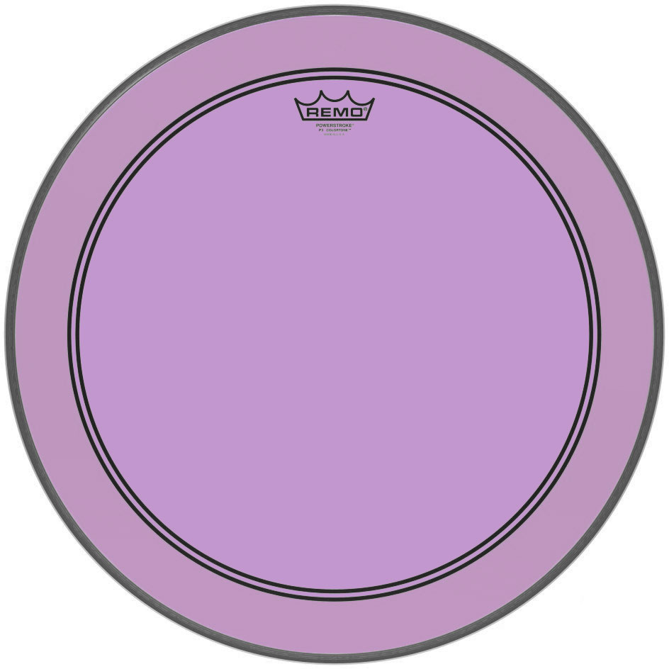 [P3-1322-CT-PU] Remo 22" Powerstroke P3 Colortone Purple Bass Drum Head