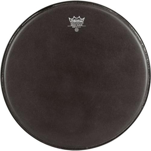 [PM-1824-MP-] Remo 24" Powermax Black Suede Crimplock Marching Bass Drum Head