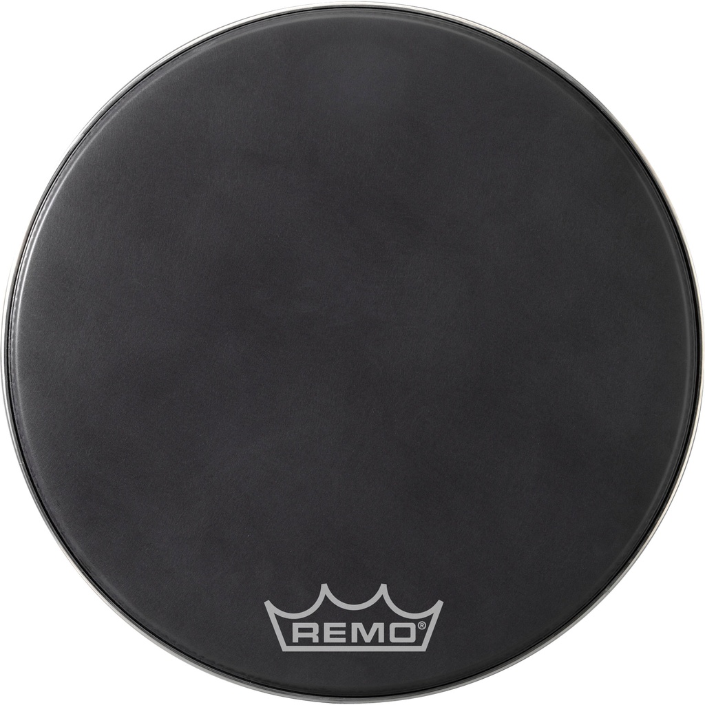 [P3-1824-ES-] Remo 24" Powerstroke P3 Black Suede Bass Drum Head