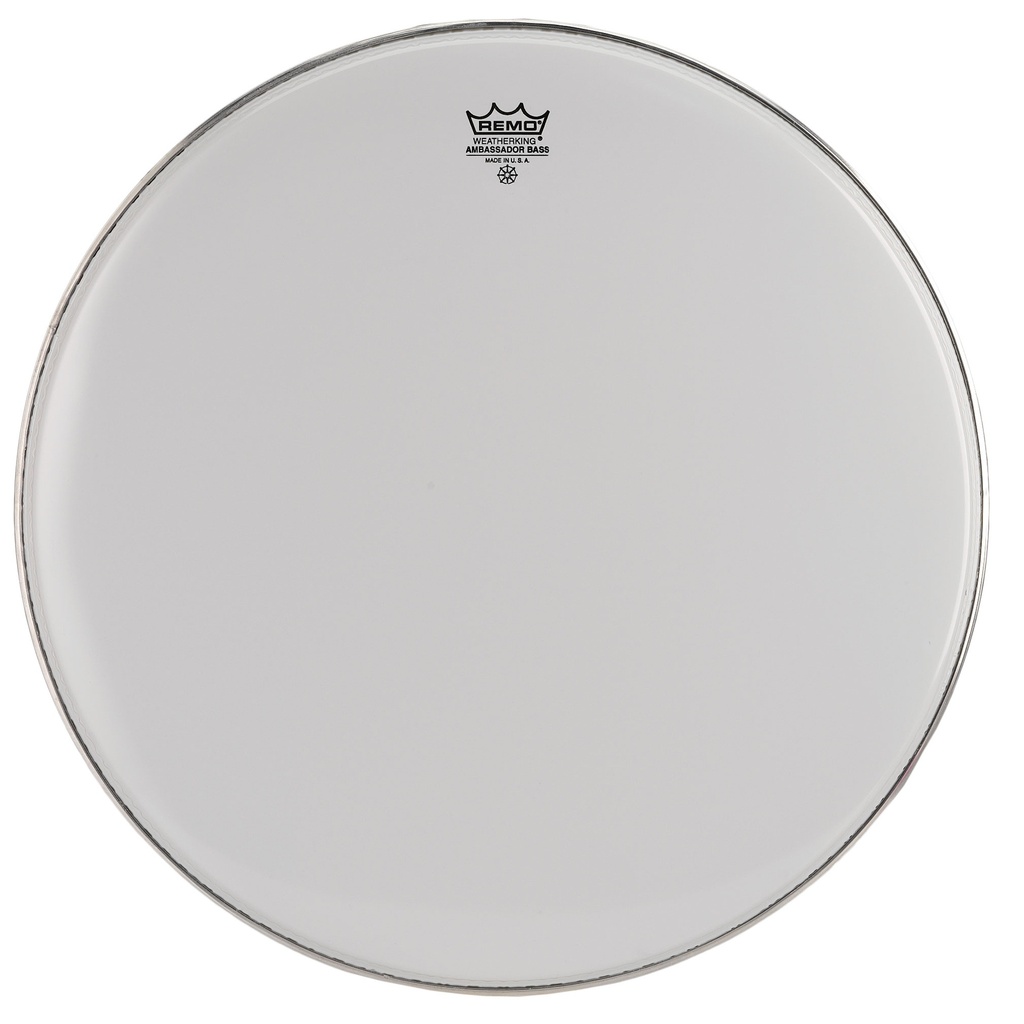 [BR-1128-00-] Remo 28" Ambassador Coated Bass Drum Head