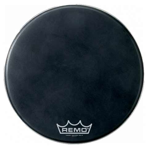 [PM-1832-MP-] Remo 32" Powermax Black Suede Crimplock Marching Bass Drum Head