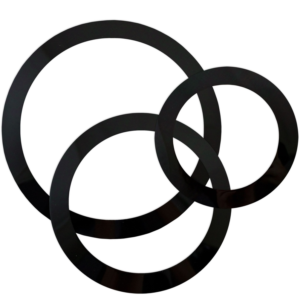 [DM-0579-70-] Remo 5/7/9 Black Bass Hole Cut Out Templates
