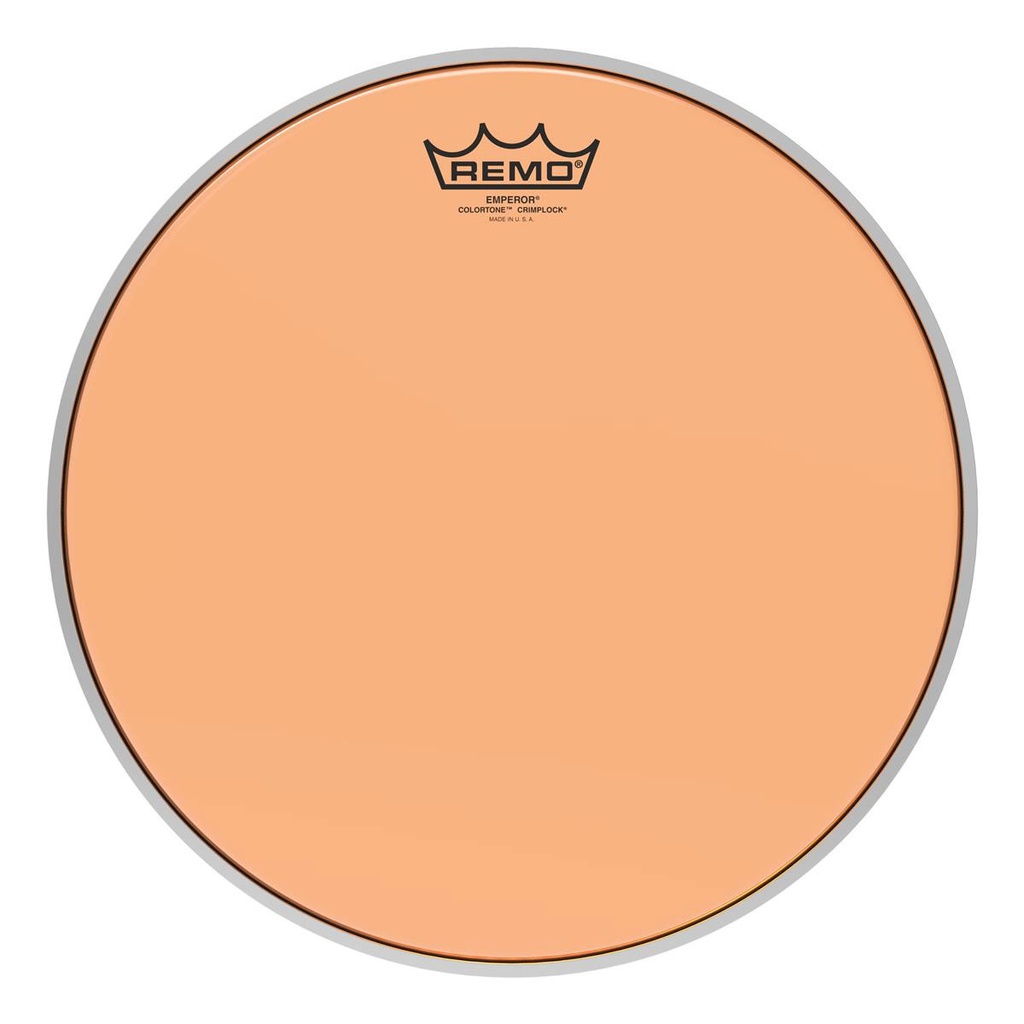 [BE-0306-CT-OGMP] Remo 6" Emperor Colortone Orange Crimplock Marching Tenor Head