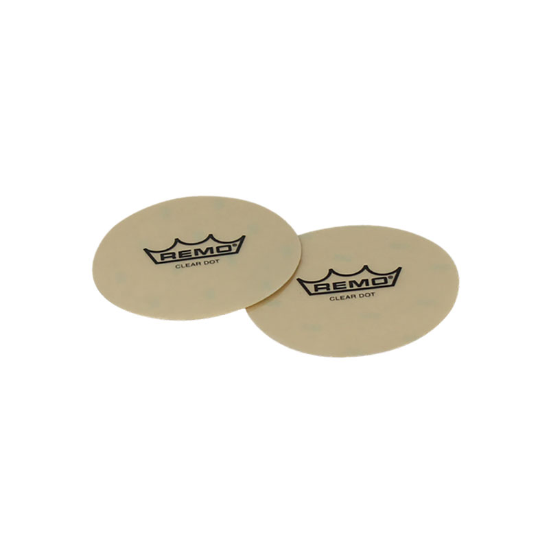 [HK-6207-02-] Remo 7" Clear Control Sound Dot (2-Pack)