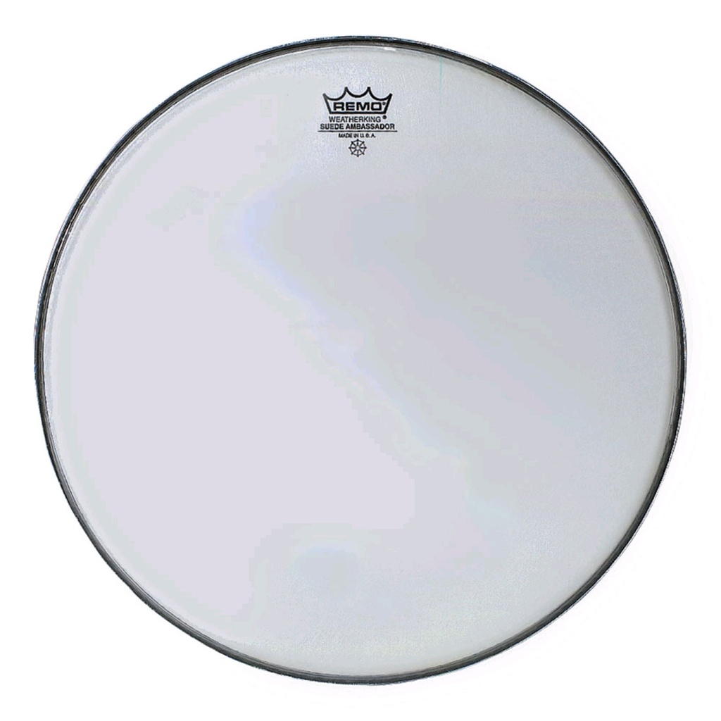 [BA-0808-WS-] Remo 8" Ambassador White Suede Drum Head