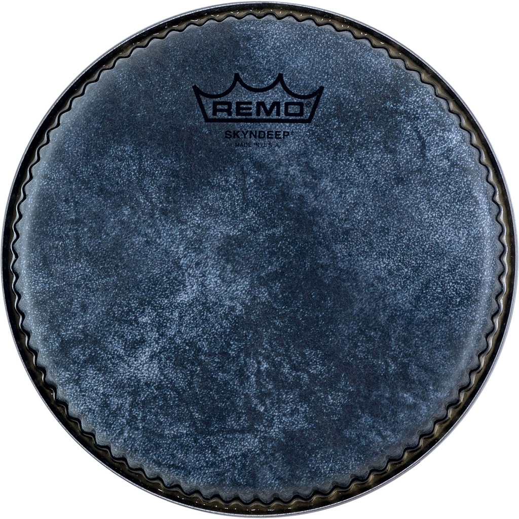 [M3-R850-S5-SD009] Remo 8.5" R-Series Low Collar Bongo Head Black Calfskin Graphic