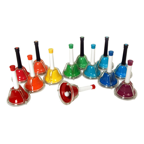 [RB117] Rhythm Band 13 Note Chromatic Handbell/Deskbell
