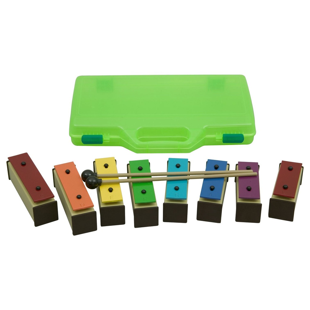 [RB2130] Rhythm Band Eight Note Plastic Resonator Bell Set