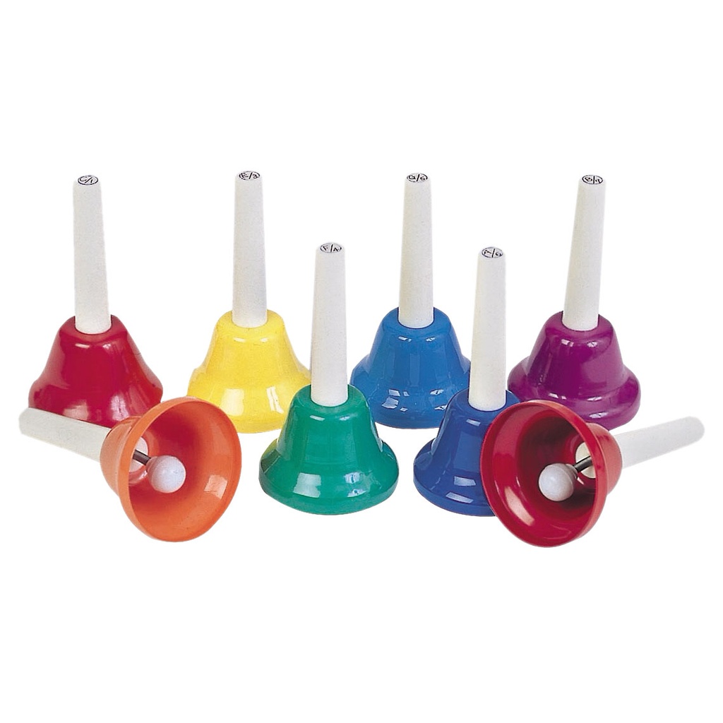 [RB108] Rhythm Band Kidsplay Eight Note Handbell Set