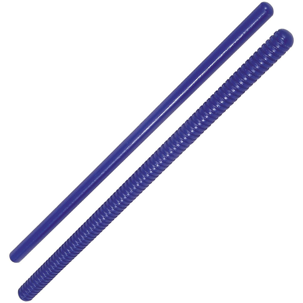[RB767] Rhythm Band Plain and Fluted Rhythm Sticks Pair
