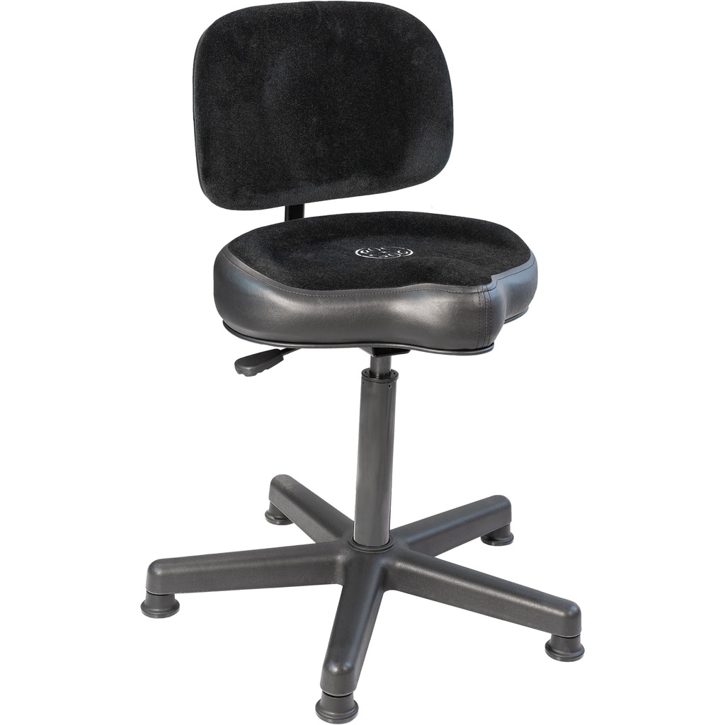 [LSG-O-W/B-K] Roc-n-Soc Lunar Drum Throne with Original Seat & Back Rest in Black