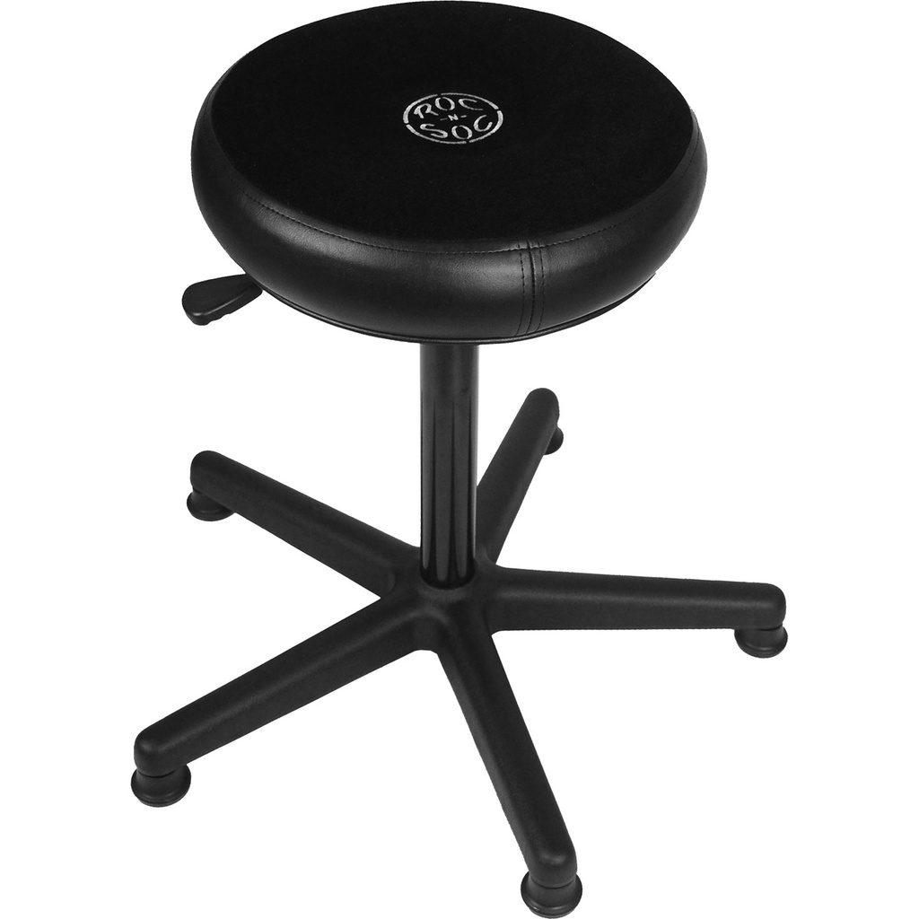 [LSGX-R-K] Roc-n-Soc Lunar Extended Gas Lift Throne with Round Seat in Black