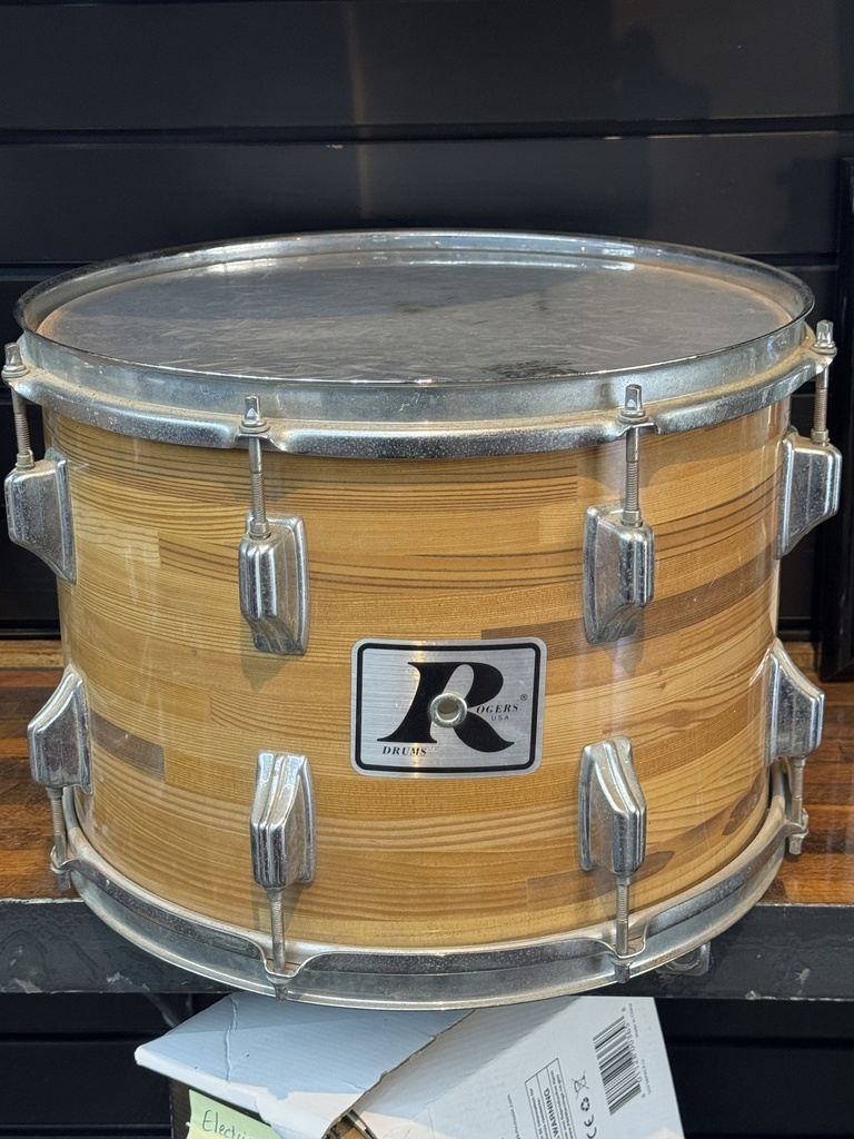 [Rogers 1014BB] Rogers "Big R" 10" x 14" Tom - Butcher Block 1970's