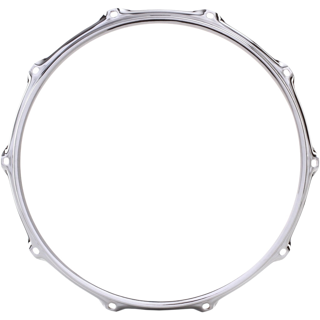 [SH1410] S-Hoop 14" 10-Hole Snare Batter (Top) Drum Hoop in Chrome