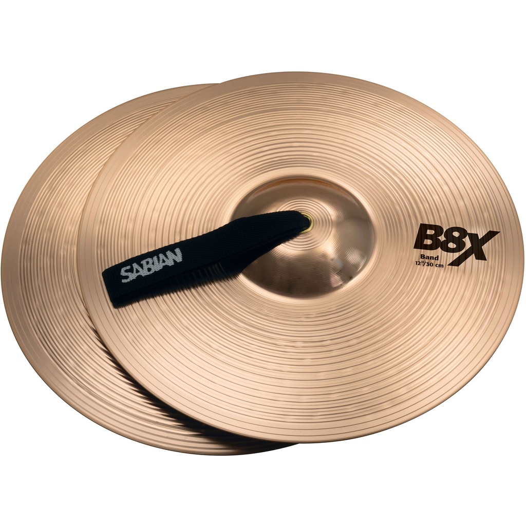 [41222X] Sabian 12" B8X Band Crash Cymbal Pair