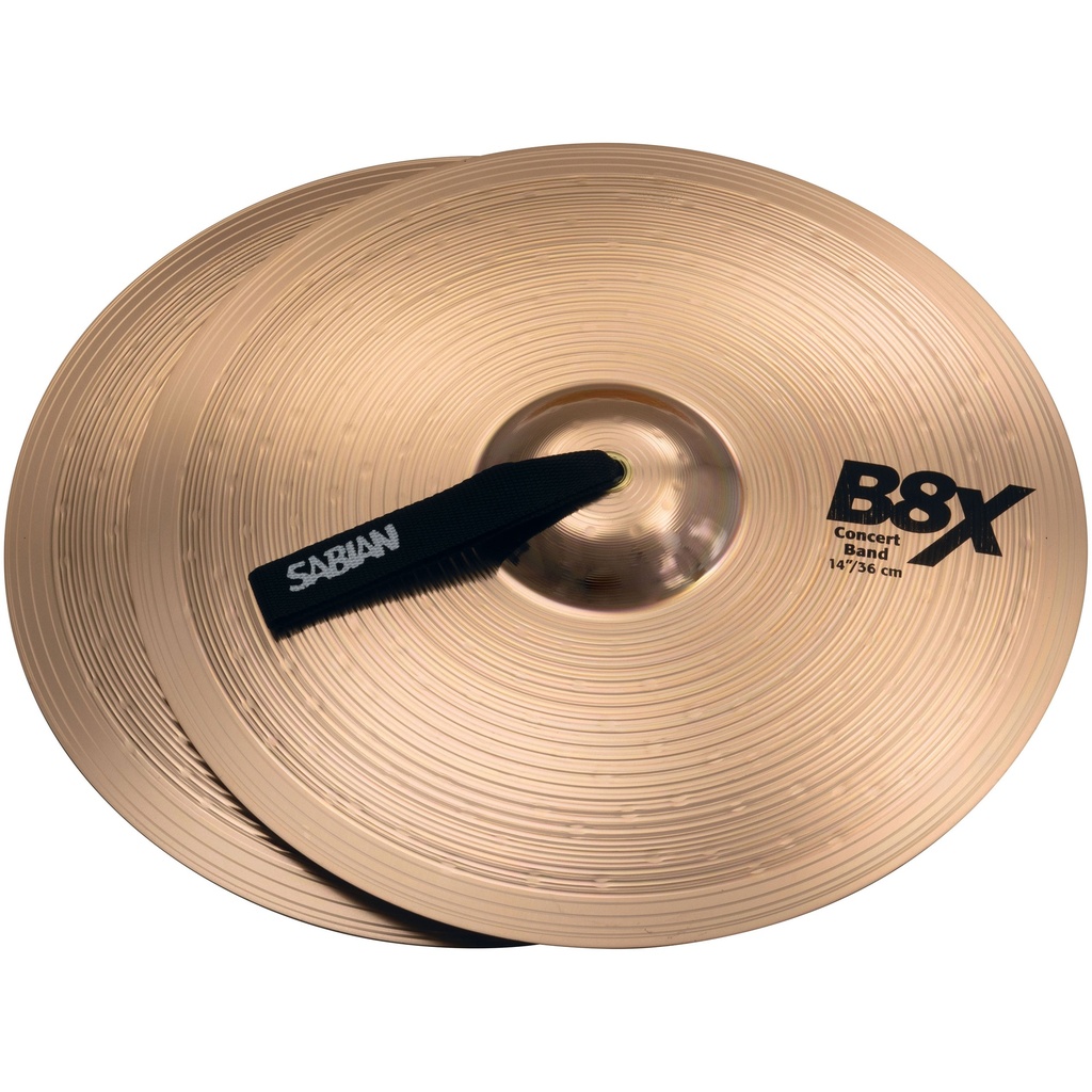[41421X] Sabian 14" B8X Concert Band Crash Cymbal Pair