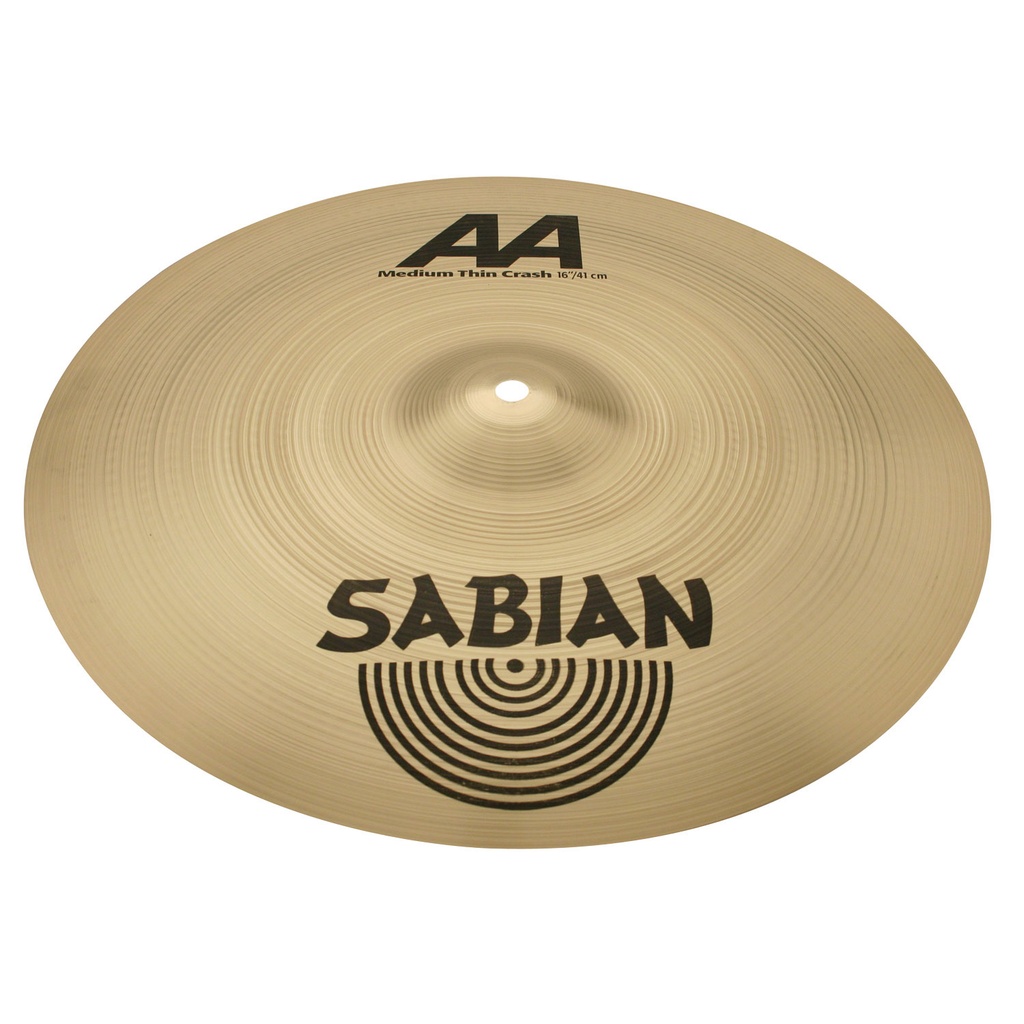 [21607] Sabian 16" AA Medium Thin Crash Cymbal