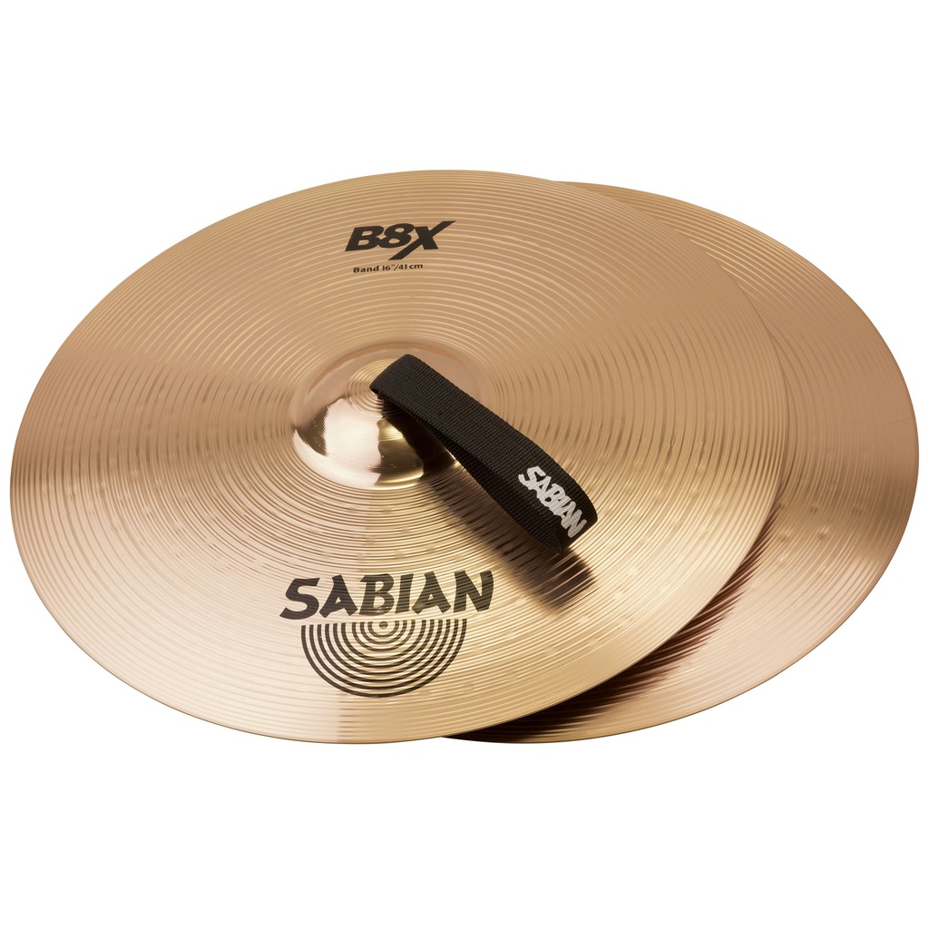 [41622X] Sabian 16" B8X Band Crash Cymbal Pair