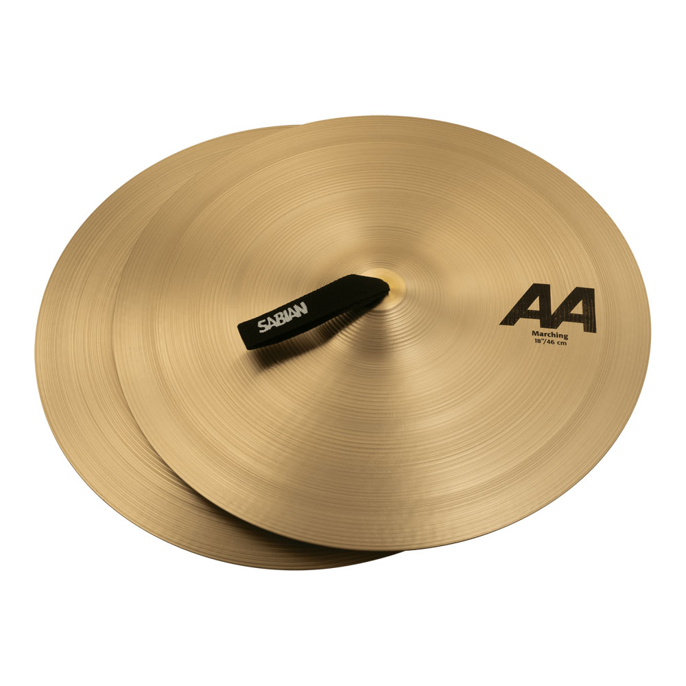 [21822] Sabian 18" AA Marching Band Crash Cymbal Pair