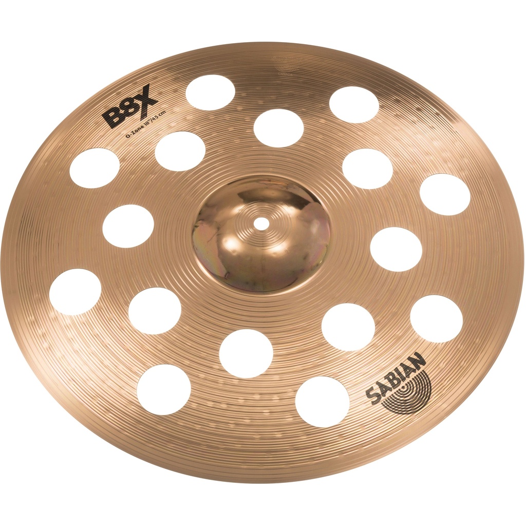 [41800X] Sabian 18" B8X O-Zone Crash Cymbal