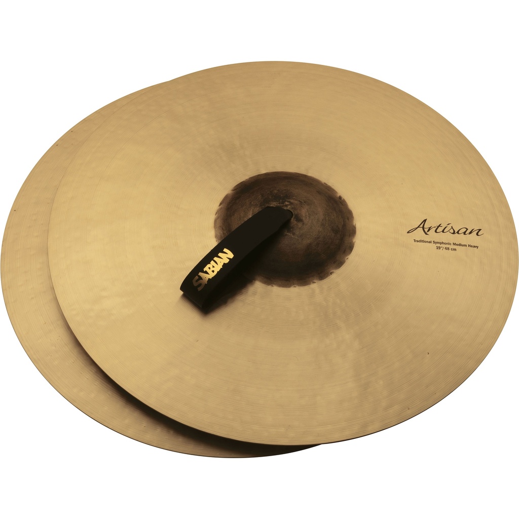 [A1955] Sabian 19" Artisan Traditional Symphonic M. Heavy Crash Cymbal Pair