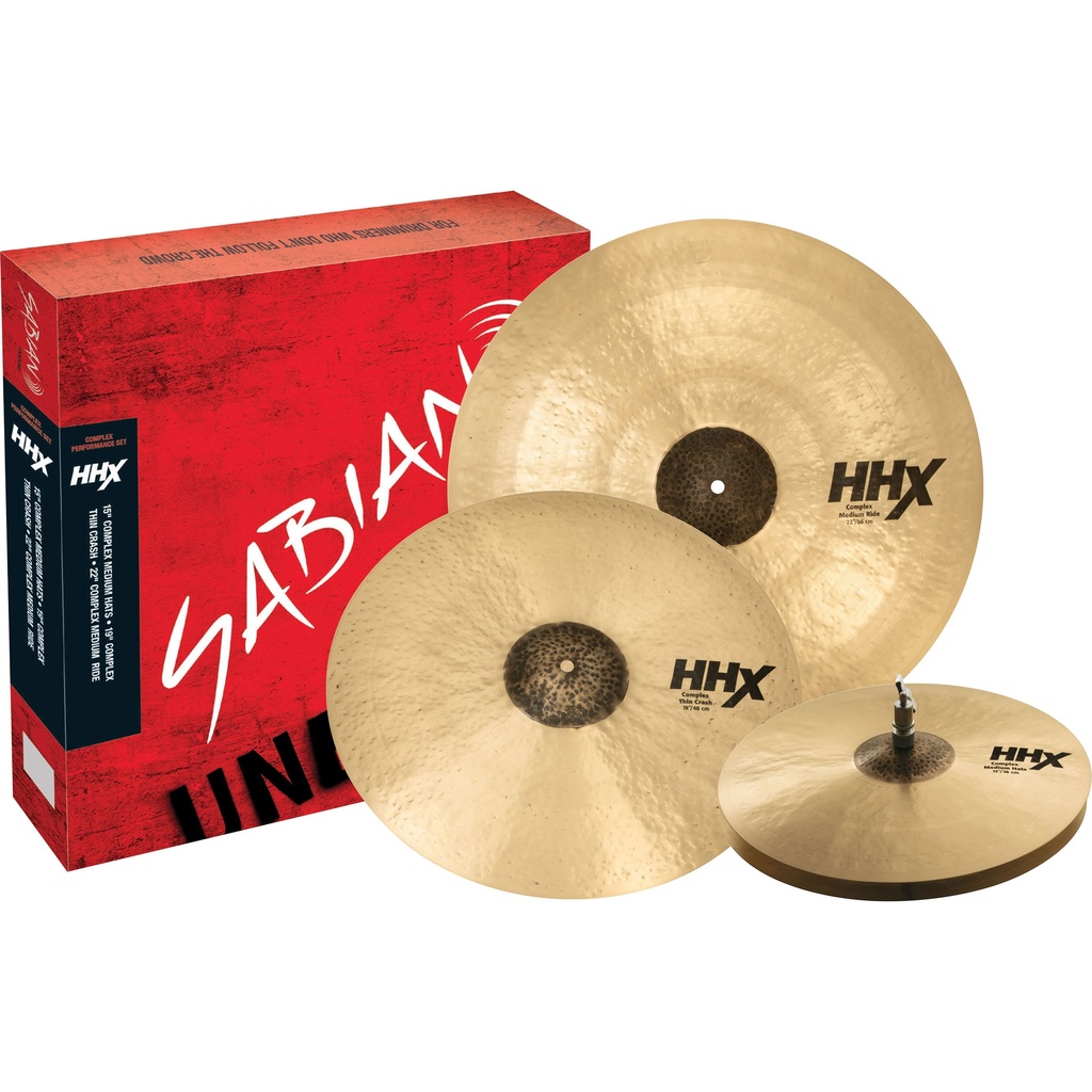 [15005XCN] Sabian HHX Complex Performance Cymbal Box Set