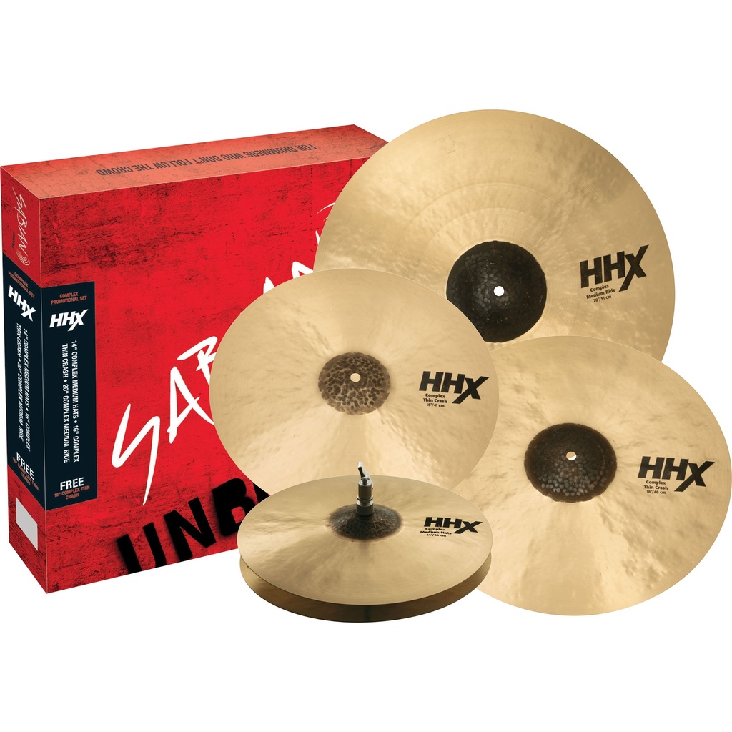 [15005XCNP] Sabian HHX Complex Promotional Cymbal Box Set