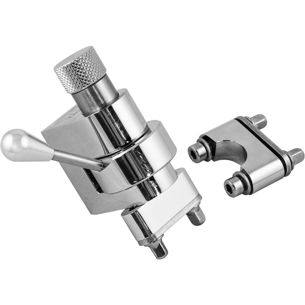Trick Drums 1-Position Throw-Off with Butt Plate in Chrome