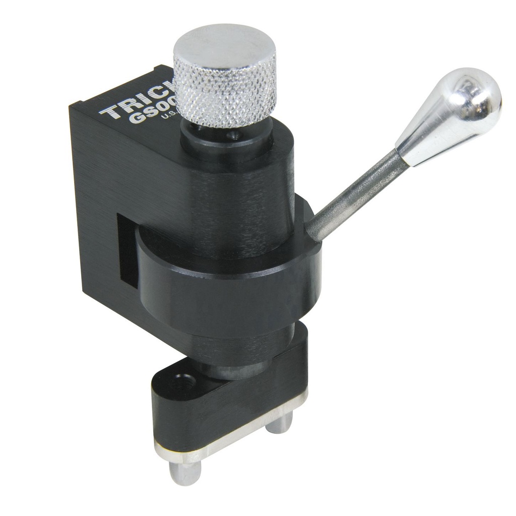 [GS007BM] Trick Drums 3-Position Throw-Off with Butt Plate in Black