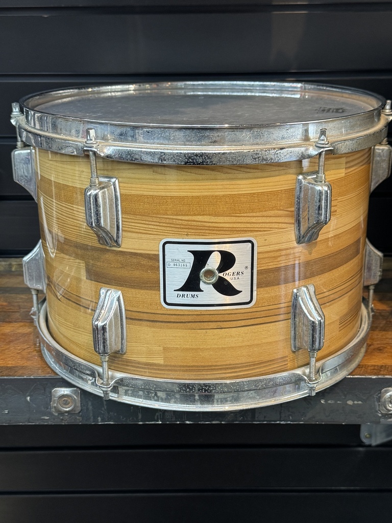 [Rogers 913BB] Rogers "Big R" 9" x 13" Tom - Butcher Block 1970's