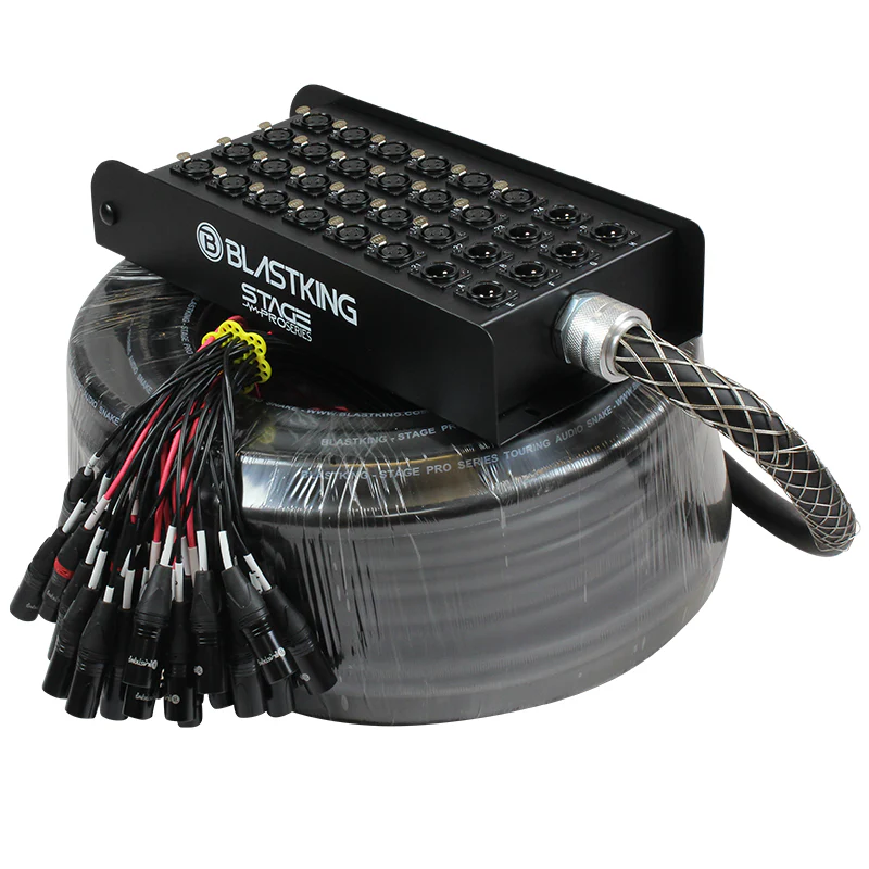 [SPS24X8-150] Blastking SPS24X8-150 Stage / Studio Snake Cable 24x8, 150 Ft.