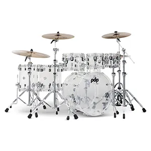 [PDCA2216CL] PDP Concept Acrylic 6-Piece Kit Clear with Chrome Hardware