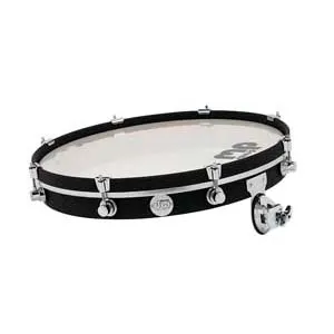 [DDCT2520BLCR] DW Design Series Pancake Drum, 2.5x20, Black Satin Lacquer w/Chrome Hardware
